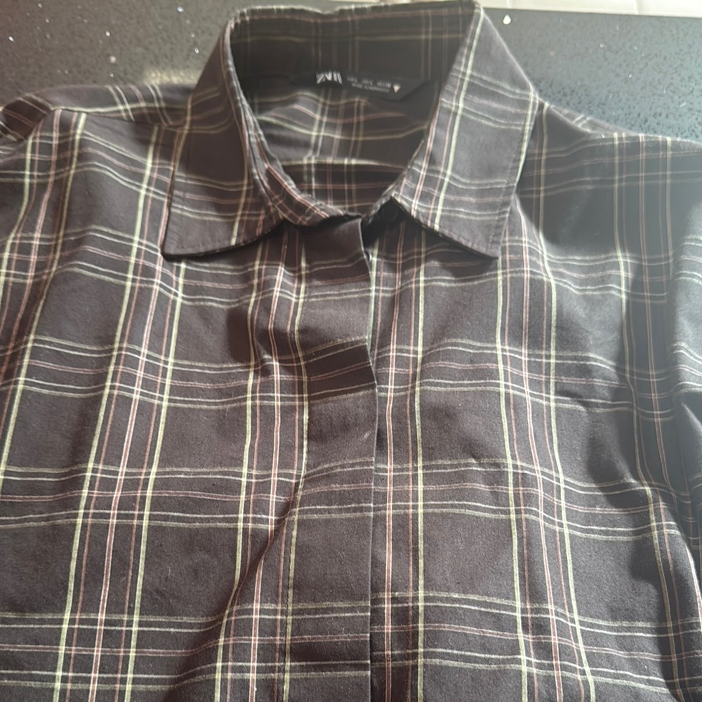 Women brownPlaid Shirt